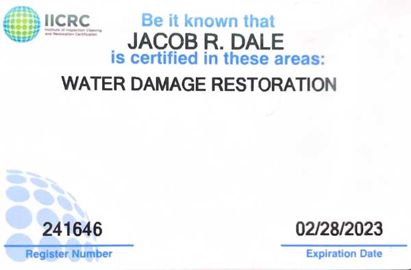 Emergency Water Damage Restoration In Garner Nc